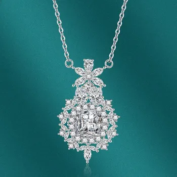 SACE GEMS женский кулон из медного сплава с цирконом, модный подарок розовый