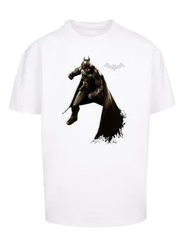 Футболка F4NT4STIC DC Comics Batman Arkham Shadow Stance, белый