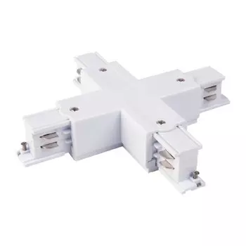 Аксессуар Elektrostandard TRC-1-3-X-WH / Коннектор X-образный для трехфазного шинопровода (белый)