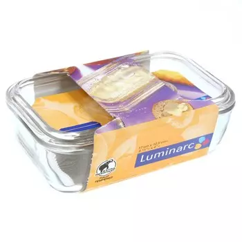 Масленка Luminarc Коровка, 10.5х17 см, стекло