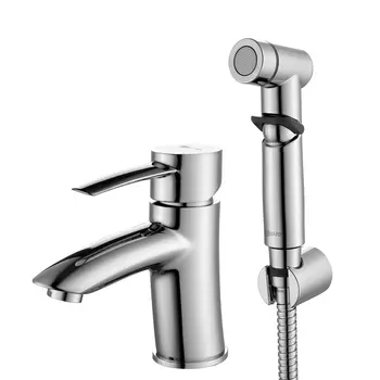 Смеситель Lemark Atlantiss для раковины с гигиеническим душем LM3216C