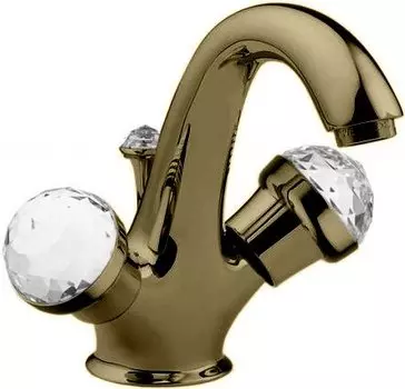 Смеситель Migliore Axo Swarovski ML.AXO-634F.BR для раковины - бронза