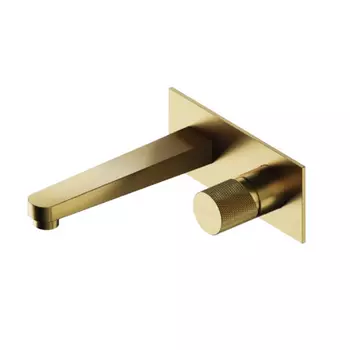 Смеситель Omnires Contour для умывальника скрытого монтажа (золото), CT8015GLB