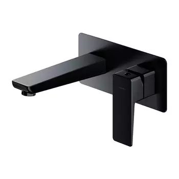 Смеситель Omnires Parma для умывальника скрытого монтажа (черный BLM), PM7415BL