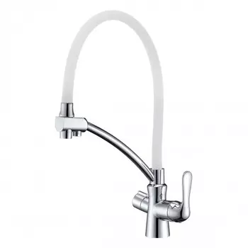 Смеситель Lemark Comfort LM3070C-White для кухни с подключением к фильтру с питьевой водой