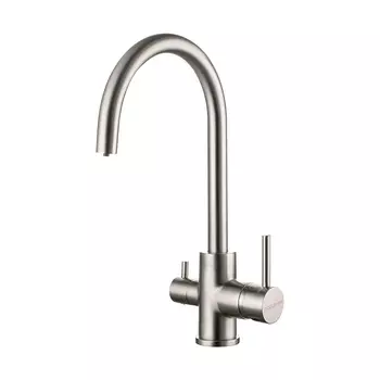Смеситель Paulmark Essen Es213211-NI для кухонной мойки, никель