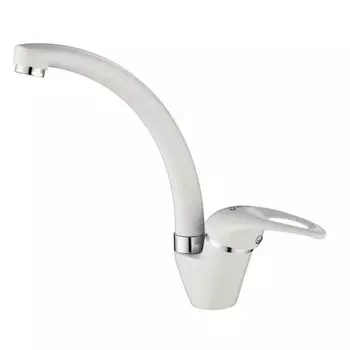 Смеситель Paulmark Holstein Ho212012-331 для кухонной мойки, белый