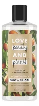 Гель для душа Масло ши и сандаловое дерево Shea Butter &amp; Sandalwood Oil Shower Gel 400мл