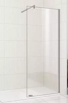 Душевая перегородка Weltwasser WW400 90G-1 90х185 10000002938 профиль хром, стекло прозрачное