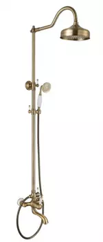 Душевая стойка Aksy Bagno Faenza (Fa401-2002-2004 bronze)