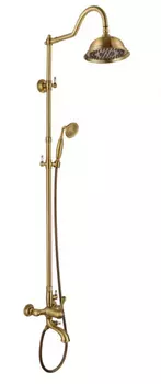 Душевая стойка Aksy Bagno Faenza Light (Fa401-2002-2004L bronze)