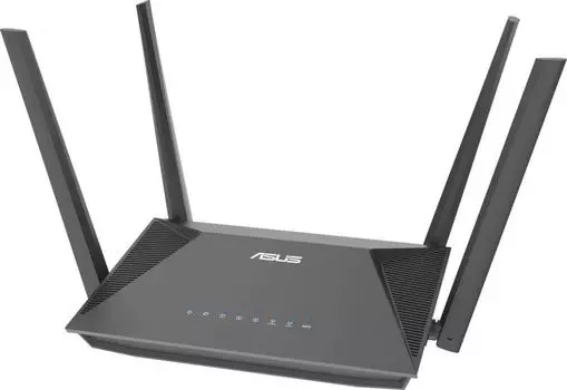 Роутер ASUS RT-AX52 AX1800, 10/100/1000BASE-TX, черный