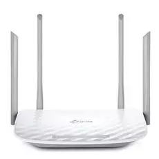 Роутер WiFi TP-LINK Archer A5 до 867 Мбит/с на 5 ГГц + до 300 Мбит/с на 2,4 ГГц, 802.11ac/a/b/g/n, кнопка WPS, 5 100 Мбит/с портов, 4 фиксированных ан