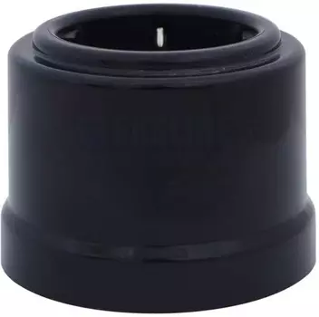 Розетка Bironi B1-101-23 пластик, черный, с/з