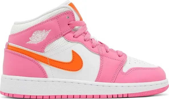 Кроссовки Air Jordan 1 Mid GS Pinksicle Orange, розовый