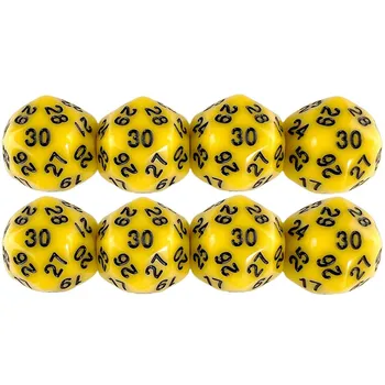 D30 кубик 1 шт многогранные кубики для DND Game Club Party Family настольная игра реквизит 1pc чёрный