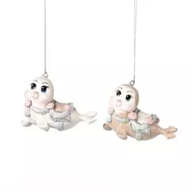 Игрушка елочная Goodwill морской котик 7см B 96267 в ассортименте