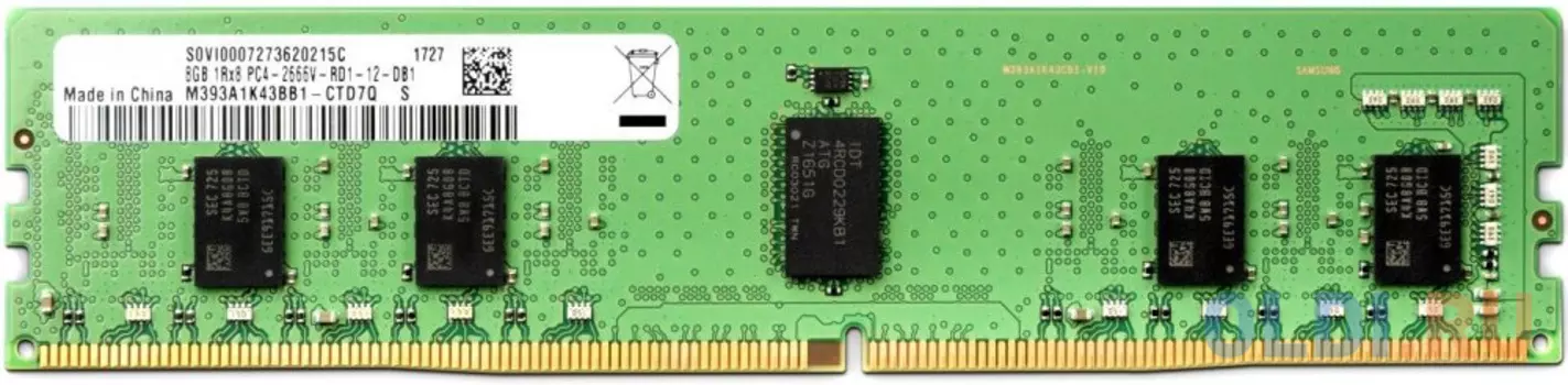 Оперативная память для компьютера HP 4VN06AA DIMM 8Gb DDR4 2666MHz