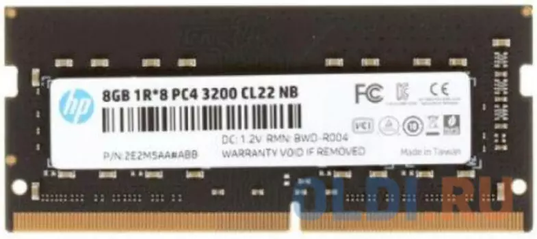 Оперативная память для ноутбука HP 2E2M5A SO-DIMM 8Gb DDR4 3200 MHz 2E2M5AA#ABB