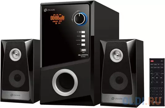 Oklick OK-442 2.1 черный 65Вт BT