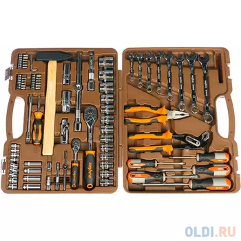 Ombra Универсальный набор инструмента 1/2"и 1/4"с 12-гранными головками 1/2"DR, 77 пр.. OMT77S12 55437