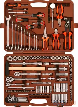 OMT150S Набор инструмента универсальный 1/4", 3/8" и 1/2"DR, 150 предметов, шт