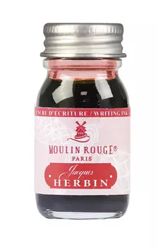 Чернила Herbin в банке 10 мл, Цвета Парижа Moulin Rouge Красный