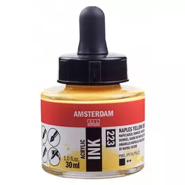 Чернила акриловые Talens "Amsterdam" 30 мл №223 Желтый неаполитанский темный