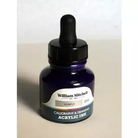 Чернила акриловые William Mitchell 30 мл Фиолетовый