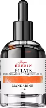 Чернила акварельные Jacques Herbin ?clats, 50 мл, Mandarine Мандарин