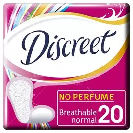 Прокладки женские Discreet, Normal Single, 20 шт, 0001037329