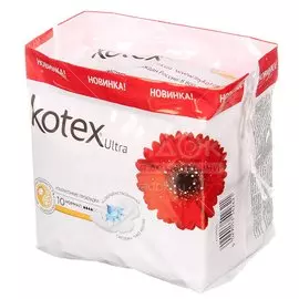 Прокладки женские Kotex, Ultra Dry&Soft Normal, 10 шт, 4423