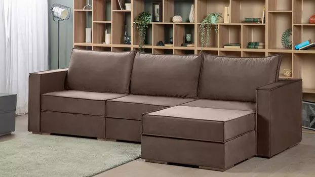 Угловой модульный диван Hero 4-секционный с подлокотниками