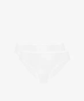 Трусы женские спорт Atlantic, набор из 2 шт., модал, светлый экру, Basic 2BLP-054