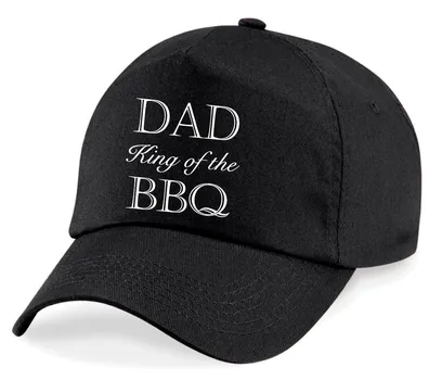 Кепка Dad King Of BBQ 60 SECOND MAKEOVER, черный