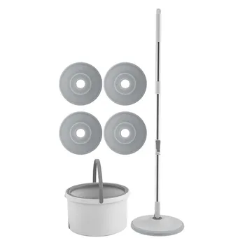 Самоочищающаяся швабра Spin n Mop и ведро с отжимом, регулируемая швабра для разделения грязной и чистой воды, мытье полов, швабры из микрофибры