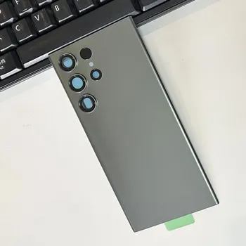 Оригинальный чехол для замены заднего стекла Samsung, корпус для Samsung Galaxy S23 Ultra 5G SM-S918B SM-S918B/DS, заднее стекло + инструменты белый
