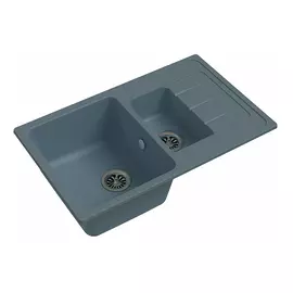 Кухонная мойка Ewigstein Elegant 60KF серый металлик
