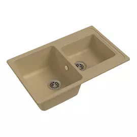 Кухонная мойка Ewigstein Elegant 80D бежевый