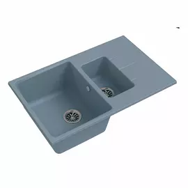 Кухонная мойка Ewigstein Gerd 60KF серый металлик