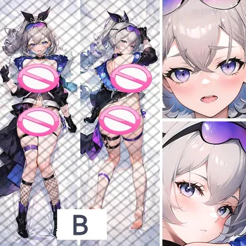 Dakimakura Honkai Star Rail Silver Wolf наволочка для всего тела аниме наволочка отаку игра пледы наволочка 120x40 cm