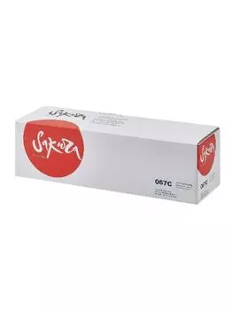 Картридж Sakura SA067C 067C (5101C002) для Canon i-SENSYS LBP631/LBP633/MF651/MF655/MF657, голубой, 1300 к.