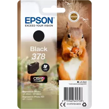 Картридж для струйного принтера EPSON 378 Black (C13T37814020)