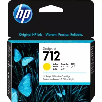 Картридж для струйного принтера HP 712 Yellow 3ED69A