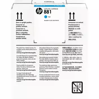 Картридж для струйного принтера HP 881 5L Cyan Latex (CR331A)