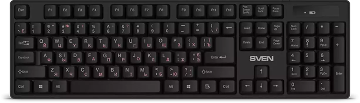 Клавиатура беспроводная SVEN KB-C2100W Black (SV-020194)