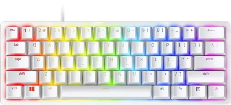 Клавиатура игровая RAZER Huntsman Mini - Mercury Edition (RZ03-03392200-R3R1)