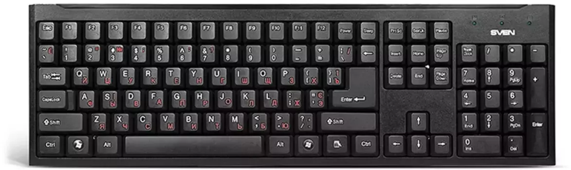 Клавиатура проводная SVEN Standard 303 (SV-03100303PU)