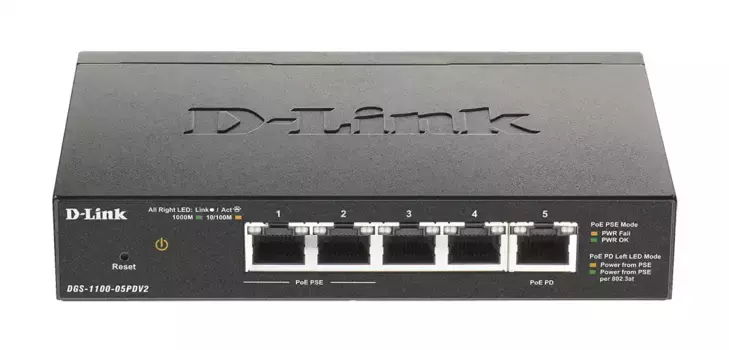 Коммутатор D-LINK DGS-1100-05PDV2/A1A