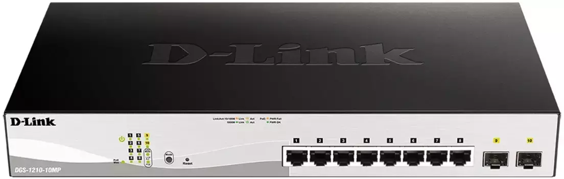 Коммутатор D-LINK DGS-1210-10MP/FL1A